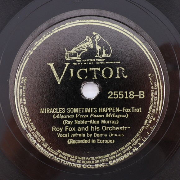 Wayne King / Roy Fox - Josephine / Miracles Sometimes Happen 10" 78 rpm Record - Picture 6 of 9